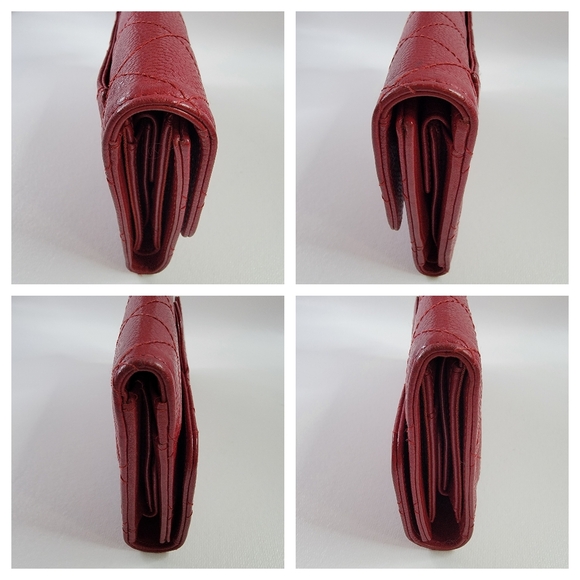 CHANEL Quilted CC Logo Grained CalfSkin Long Trifold Wallet - Picture 11 of 14